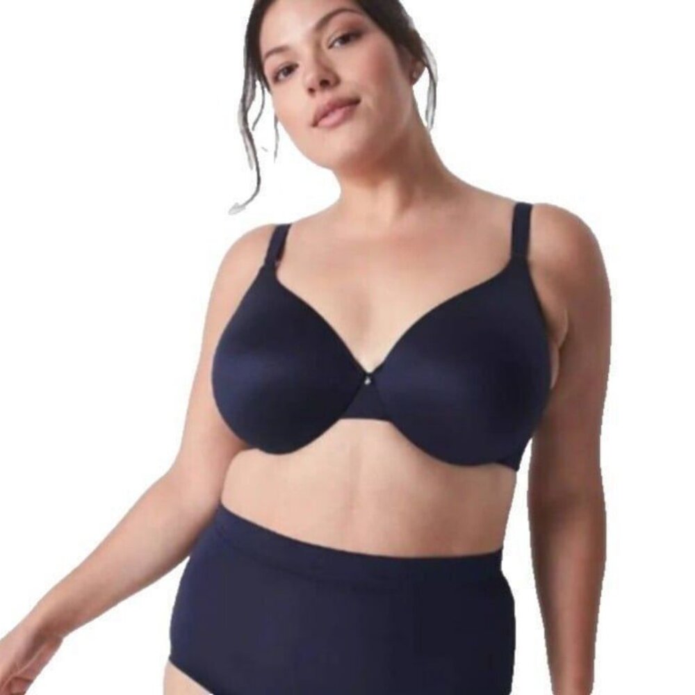 Cacique Bra Invisible Backsmoother Full Coverage Black Size 44DDD Lane Bryant